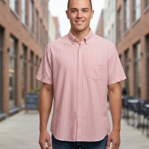 ⚡️NWT! HSM  1887 Men S/S casual shirt size Large